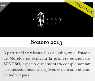 Festivales - Sonoro 2013